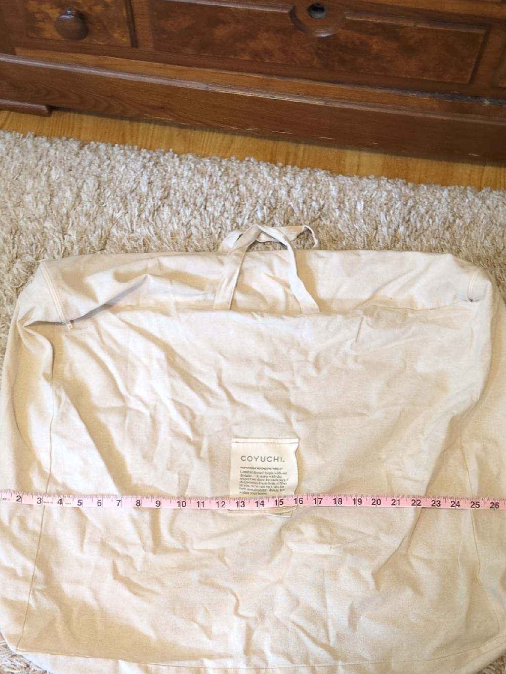 Extra Large Storage Bag & Tote Organic Cotton - Picture 6 of 6